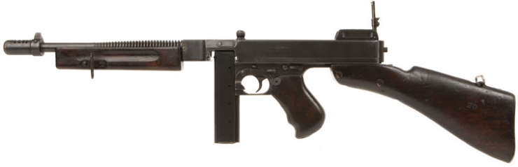 Deactivated Thompson 1928A1 Machine gun